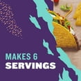 Taco Bell Crunchy & Soft Taco Dinner Kit with 6 Soft Tortillas, 6