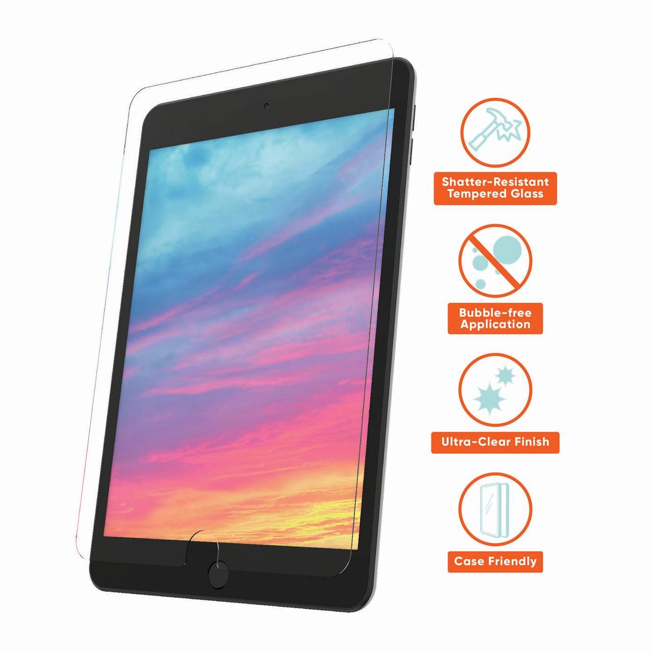 onn. Glass Screen Protector for iPad Mini (Generations 1/2/3/4/5) - image 2 of 5