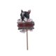 thumbnail image 5 of Figura de animal de decoración de perro de resina con forma de espiga, maceta para casa de muñecas, decoración de casa-C do, 5 of 6