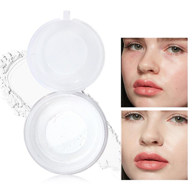 Poudre Fixatrice Matifiante pour Femmes, MAFFICK, Douce et Lisse, Imperméable, Convient à la Peau