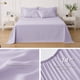 thumbnail image 5 of Juego de edredón Bedsure King Size, morado claro, 7 piezas, 5 of 9
