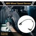thumbnail image 2 of Sensor de velocidad de rueda ABS Unique Bargains Sensor ABS Sistema de frenos antibloqueo No.47900JL00A para Nissan 370Z 2009-2010 1 Pc Trasero Derecho, 2 of 6