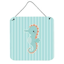 Carolines Treasures BB7124DS66 Seahorse Wall or Door Hanging Prints 6HX6W multicolor