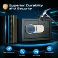 thumbnail image 5 of SRWTRCHRY 0.44 Cu.ft. Safes,Fire and Water Resistant Safe Box with Digital Keypad and Alarm System,H 7.87", 5 of 15