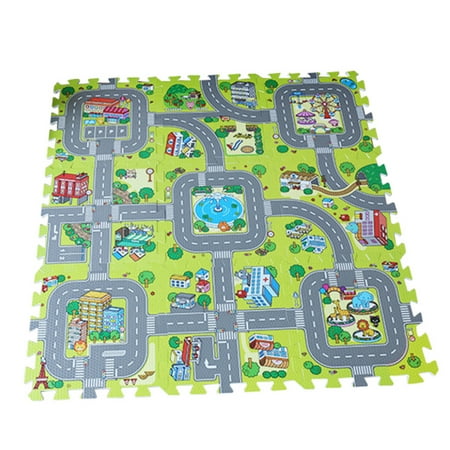 Trafic Tapis De Jeu Puzzle Mousse Tuiles Imbriquees Enfants Route Trafic Tapis De Jeu Enfants Tapis De Tapis De Jeu Educatifs Bebe Tapis Walmart Canada