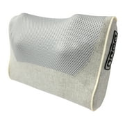 HY Impact Shiatsu and Vibration Massage Pillow with Heat - Portable Back and Neck Massager