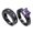 Black, variant on Womens Heart Shaped Alloy Ring Set Electroplated Black Gold Finish With Purple Zircon Stone Fashion Jewelry
