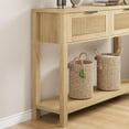 thumbnail image 5 of 43 Inch Wood Console Table with 2 Drawers, 5 of 6