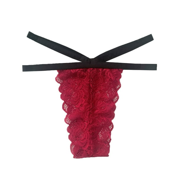 LBECLEY Womens Lingerie Bunny Outfit Thong Waist SeeThrough Underwear