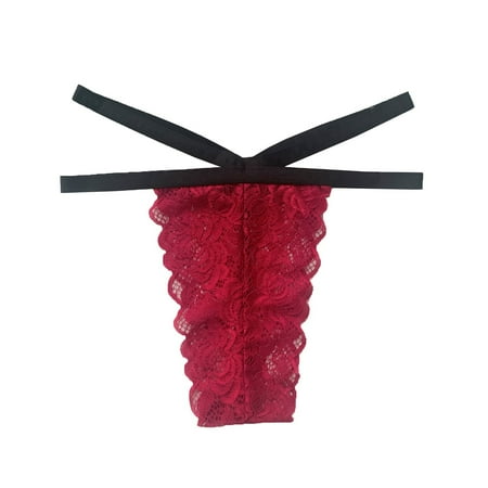 

JDEFEG Lingerie for Women Lingerie Bodysuit with Push Up Bra Underwear Thong See-Through Lace Low Panties Women s Waist Candy Lingerie Womens Lingerie Lace L
