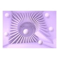 thumbnail image 2 of Tiptophomedecor Peel and Stick 3D Illusion Wallpaper Wall Mural - Lavender Maze - Removable Wall Decals, 2 of 3