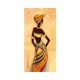 thumbnail image 3 of Pintura al óleo de una pieza de mujer africana sobre lienzo, imágenes de arte de pared abstracto de gran tamaño para sala de estar, decoración del hogar vintage, sin marco, 3 of 5