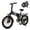 Black, variant on SYX MOTO 20" Fat Tire Electric Bike for Adults, 48V 350W Foldable Ebike with LCD, Max Speed 20MPH, 7 Speed 5 Riding Models, UL2849, Black