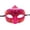 A002- Hot Pink, variant on Pink Glitter Masquerade Mask for Women 6 Inch Venetian Mask Eye Mask for Masquerade Party Mardi Gras Carnival Prom Evening Event, 1 Pack
