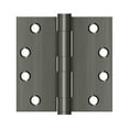 thumbnail image 1 of 4 x 4 x 0.625 in. Radius Hinge, Antique Nickel, 1 of 1
