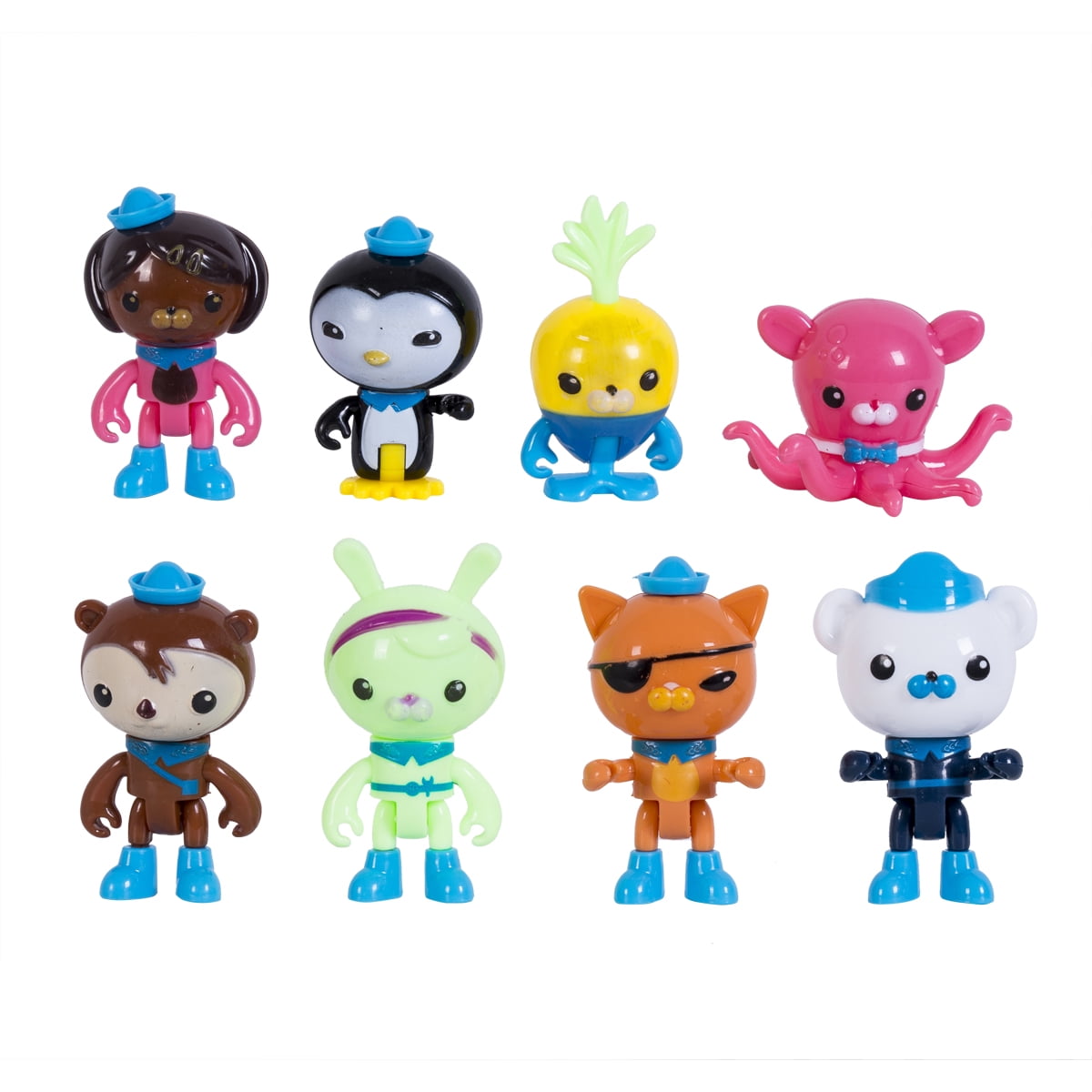 8PCS Octonauts Octo-Crew Action Figure Kid Childrens Toy Doll Gift Collection 