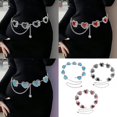 thumbnail image 2 of Aurgiarme Fashion Women Waist Chain Embossed Love Heart Chain Belt Body Chain Waist Jewellery Party Dress Chain Belt for Parties, 2 of 8