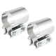 thumbnail image 1 of Conectores de tubo de escape Unique Bargains 2 Piezas 2.5' Reemplazo universal, 1 of 1