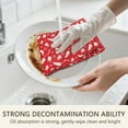 thumbnail image 7 of 4 Pcs Funny Kitchen Towels,Red Christmas Pattern Microfiber Dish Towels,Kitchen Tea Towels,Kitchen Towel Set (18" X 26"), 7 of 7