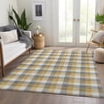 thumbnail image 6 of Addison Rugs Mayfield Premium Machine Washable Transitional Plaid Gray Rectangle Rug, 10' x 14', 6 of 6