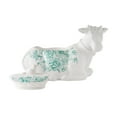 thumbnail image 3 of The Pioneer Woman Agatha Stoneware Cow Food Storage Jar, Green, 3 of 7