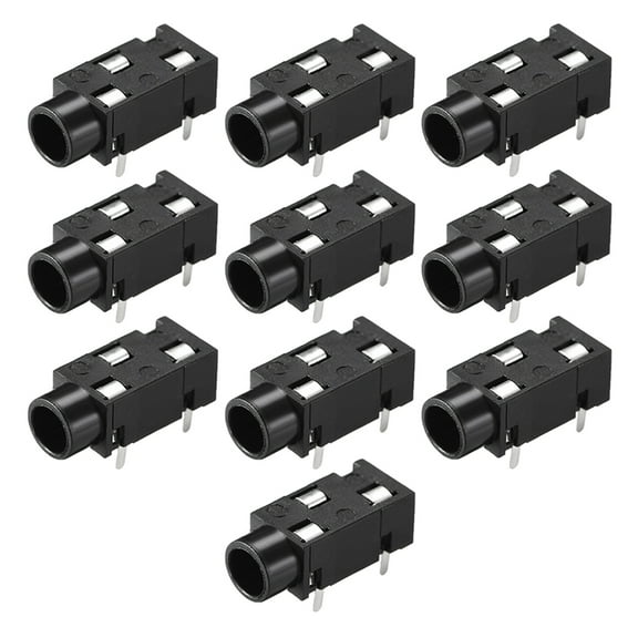 3.5 mm Audio Jack Connector PCB Mount Female Socket 3Pin PJ-320 10pcs