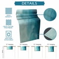 thumbnail image 6 of Blue Teal Ombre Table Runner - 60 Inch Long Coastal Beach Modern Abstract Art Cotton and Linen Blended Dress Scarves Farmhouse Table Runner for Kitchen Dining, Coffee Table, 13" x 60", 6 of 8