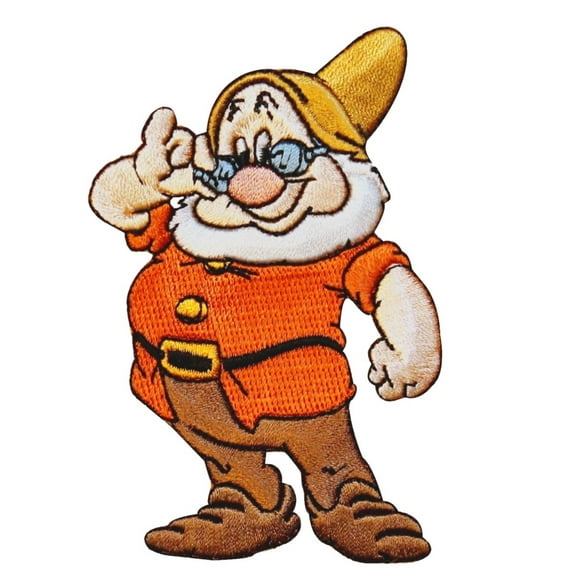 Leader Doc from Snow White & Seven Dwarfs Disney Iron-On Applique