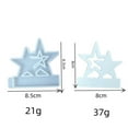 thumbnail image 3 of Star Decorative Ornaments Candlestick Gypsum Mold | Silicone DIY Star-Shaped Candle Holder Mold | Unique Sparkling Starlight Design | Reusable for Plaster or Cement | 1 Piece | Easy to Use, 3 of 4