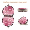 thumbnail image 4 of Portable Folding Mirror Compact Double Sided Travel Mirror Small Makeup Mirror Use Present for Women Cherry Pattern with Bows, 4 of 7