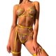 thumbnail image 1 of XmhyTop Conjuntos de Lencería, Ligueros para Mujer Sexy Tanga, para Uso Íntimo, Talla XL, Color Amarillo, 1 of 5