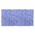 thumbnail image 5 of Bimba Blue Shell & Starfish Ocean Printed Pure Silk Scarf For Hair Neck Head Bandanas For Women 40 x 80 Inches, 5 of 6