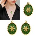 thumbnail image 2 of 3pcs Sturdy Steel Mirror Polish Sunflower Pendant Necklace for Women Featuring Enamel Tarot Card and Star Charm, 2 of 4