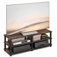 thumbnail image 2 of Furinno TURN-N-TUBE 3-Tier Entertainment Center for TVs up to 46" Amber Pine, 2 of 6