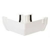 GENOVA RW103 Gutter Corner 5 in Gutter Vinyl White