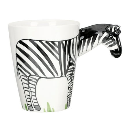 

Ceramic Zebra Mug 3D Zebra Mug Hand Painting Water Mug 3D Animal Mug Water Cup