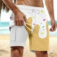 thumbnail image 2 of Men Swim Trunks Elastic Waist Drawstring Bathing Suit Shorts Light Mens Bathing Suit 9 Inch Inseam Mens Swim Trunks Summer Beach Athletic Fit Men Swim Brief, 2 of 4