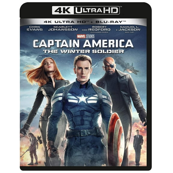 Captain America - the Winter Soldier (4k Br) (4K Ultra HD) Evans Jackson Johansson Redford Stan