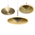 thumbnail image 3 of CWI Lighting LED Pendant with Brass Finish, 3 of 5