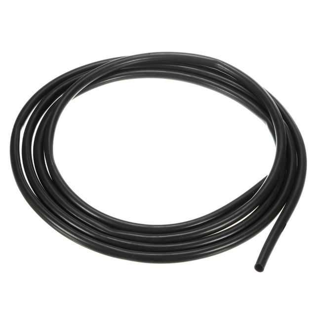 1 Paquete de Tubo de Silicona de 3 Metros, Tubo de Caucho de Silicona 8x10mm (IDxOD) Manguera Flexible Negra
