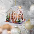 thumbnail image 4 of Fiudx Decoraciones navideñas para interiores Adornos navideños Adornos navideños Navidad 2024 Colgantes acrílicos navideños Adornos para árboles de Navidad, 4 of 5