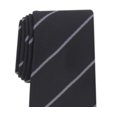 thumbnail image 2 of Alfani Men's Hadley Stripe Tie Black Necktie, 2 of 3