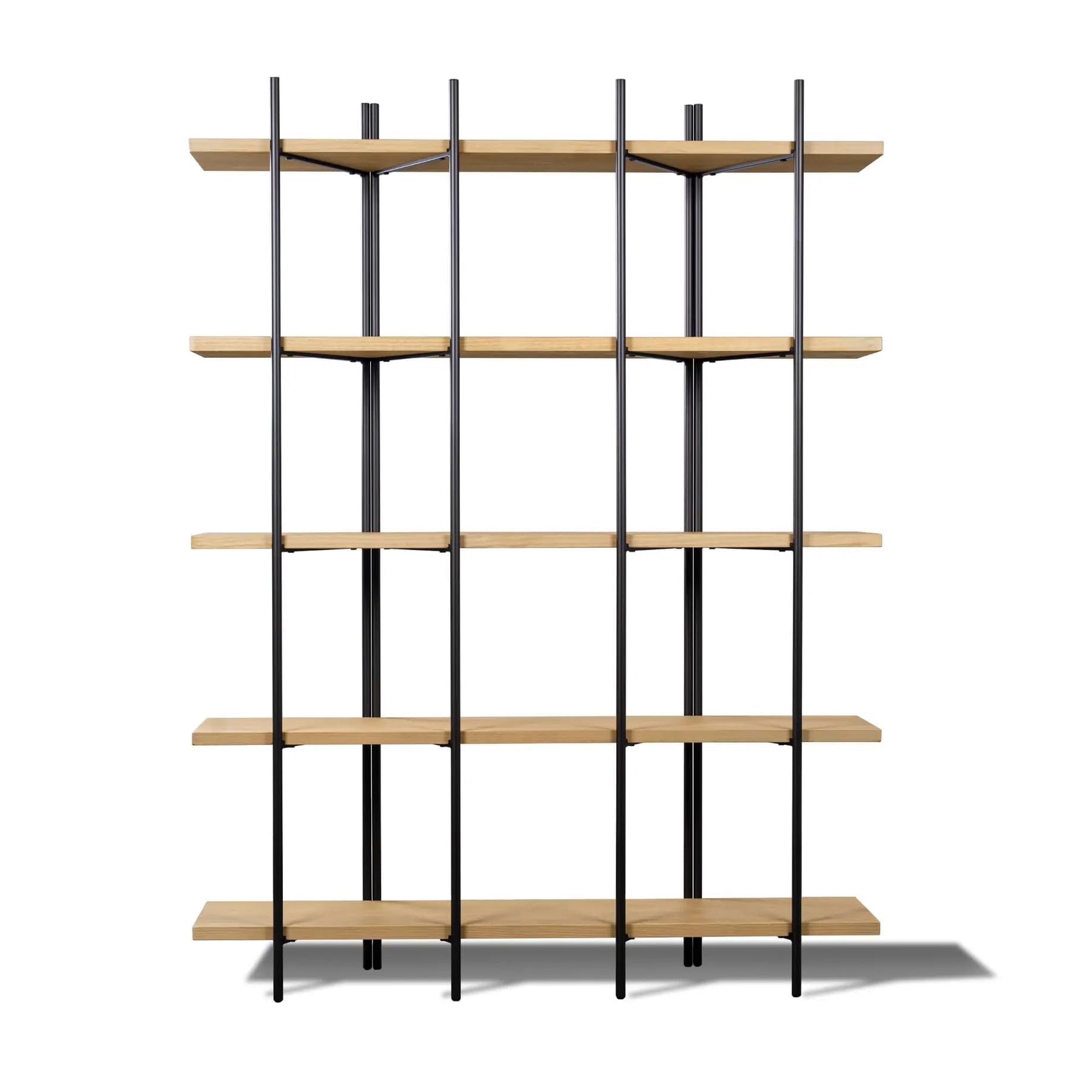 Grain Wood Furniture Cascais 53" Bookcase in Blonde Oak