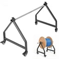 thumbnail image 1 of Soporte portátil para bobinas de cable CXRCY, capacidad de 113 kg, para bobinas de 28", 1 of 8