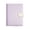 Purple, variant on huayou Simple Two Tone Snap Closure A5 Binder Notebook, Refillable Planner Journal for Daily Diary Writing, Thoughtful Friend Gift Preparation