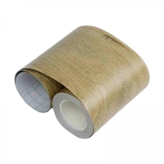 Optima 2x Mirror Frame Sticker Removable Easy to Cut Wood Grain Tape for Renters, Washroom, Kitchen, Furniture 5cmx10m Nanmu Wood