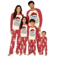 thumbnail image 4 of Family Matching Christmas Pajamas Set, Raglan Long Sleeve 2-Piece PJs for Family Members of All Ages, Christmas Printed Soft Holiday Loungewear for Xmas Photoshoot, 4 of 5