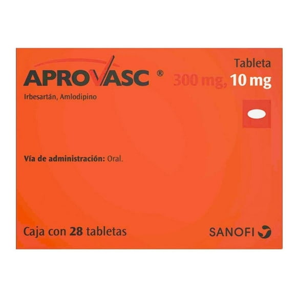Aprovasc 300 mg/10 mg 28 tabletas