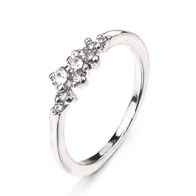 pitrice Women Girls Ring Jewelry Rhinestone Crystal Rings 6/7/8/9/10 US Size Women Wedding Party Jewelry