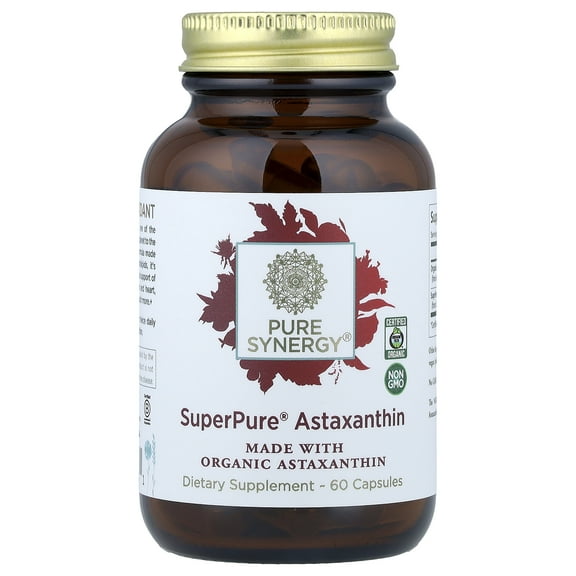 Pure Synergy SuperPure® Astaxanthin, 60 Capsules